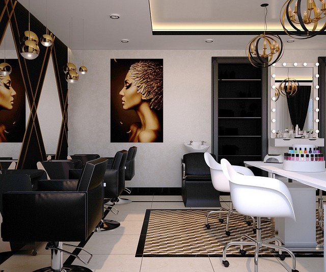 Interior of Sitara Beauty House studio