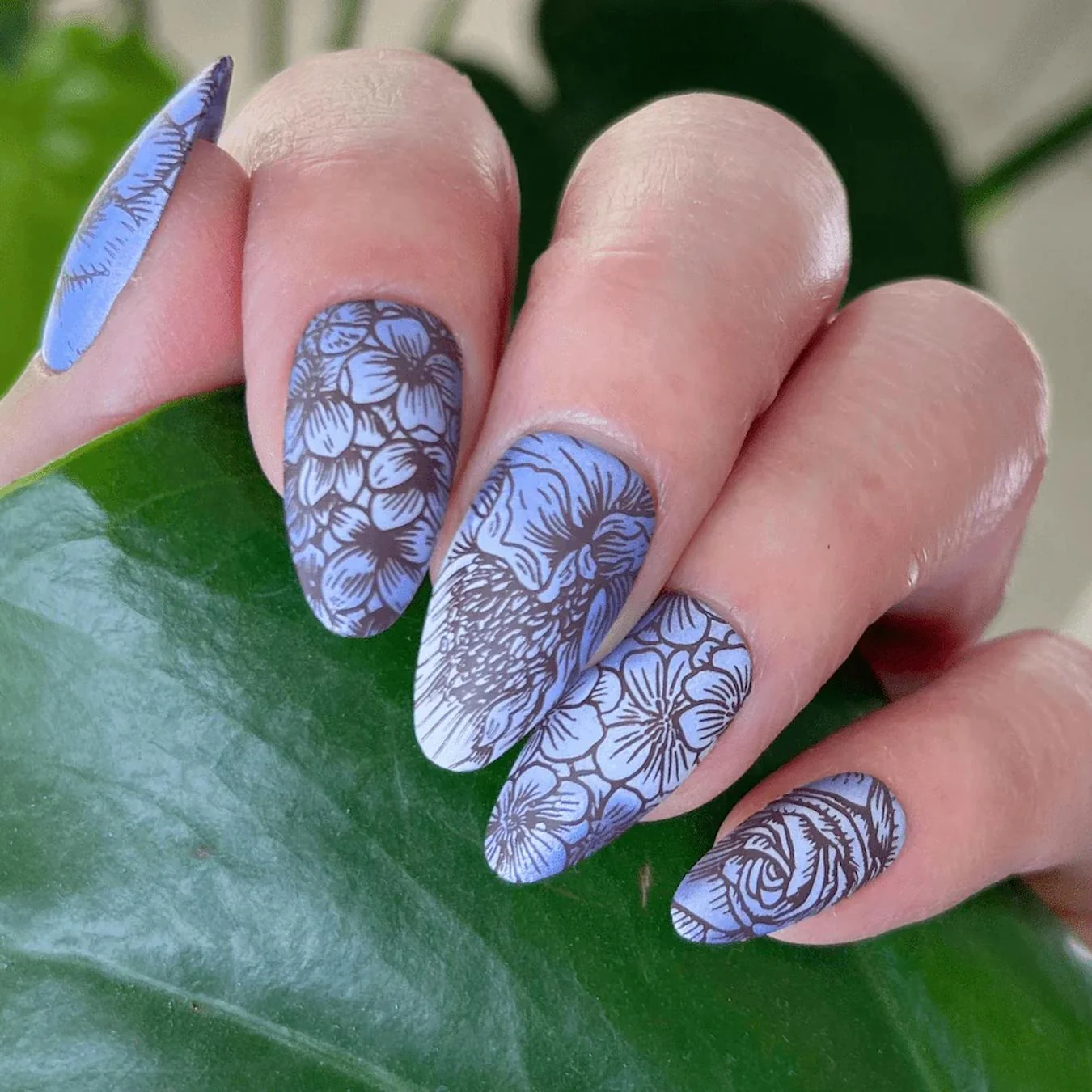 Gel polish manicure